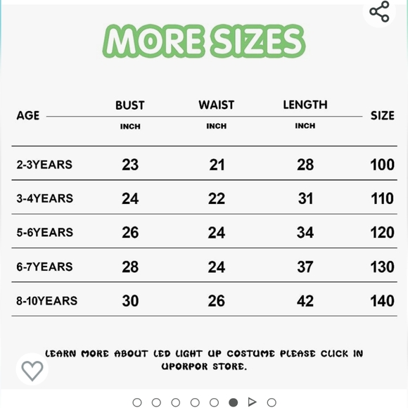 Light up Girls Halloween Costume Fairy/ Little Princess - Picture 5 of 5